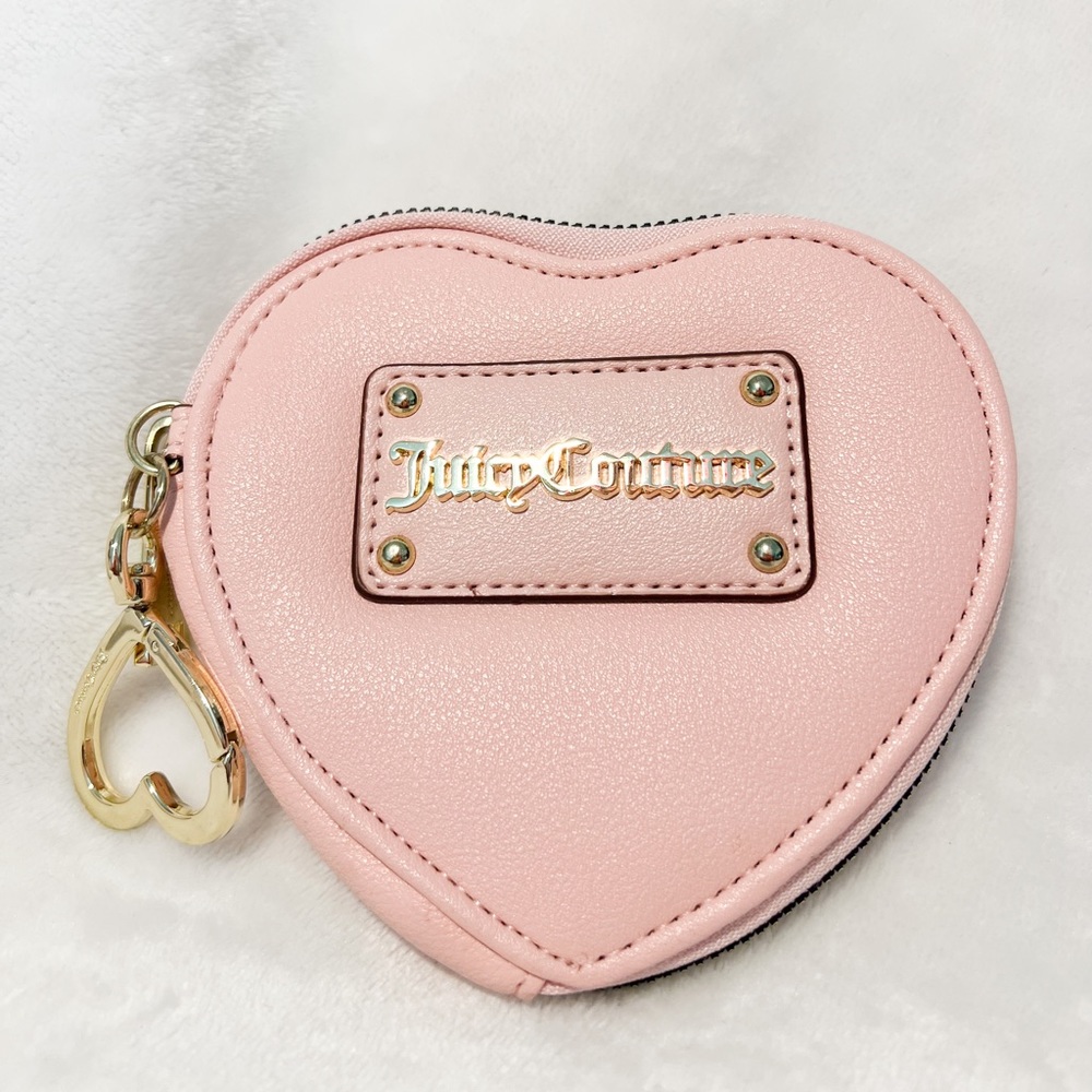 Juicy Couture Heart Coin Purse New